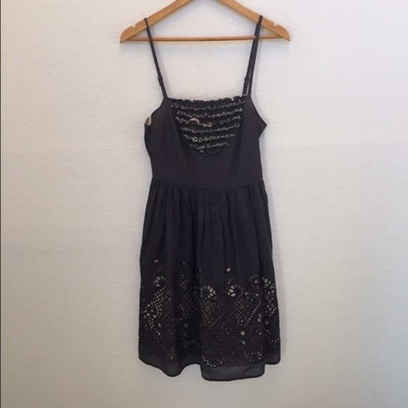 𝅺ANTHROPOLOGIE Eyeleted Islands Dress by Burlapp - Picture 3 of 6